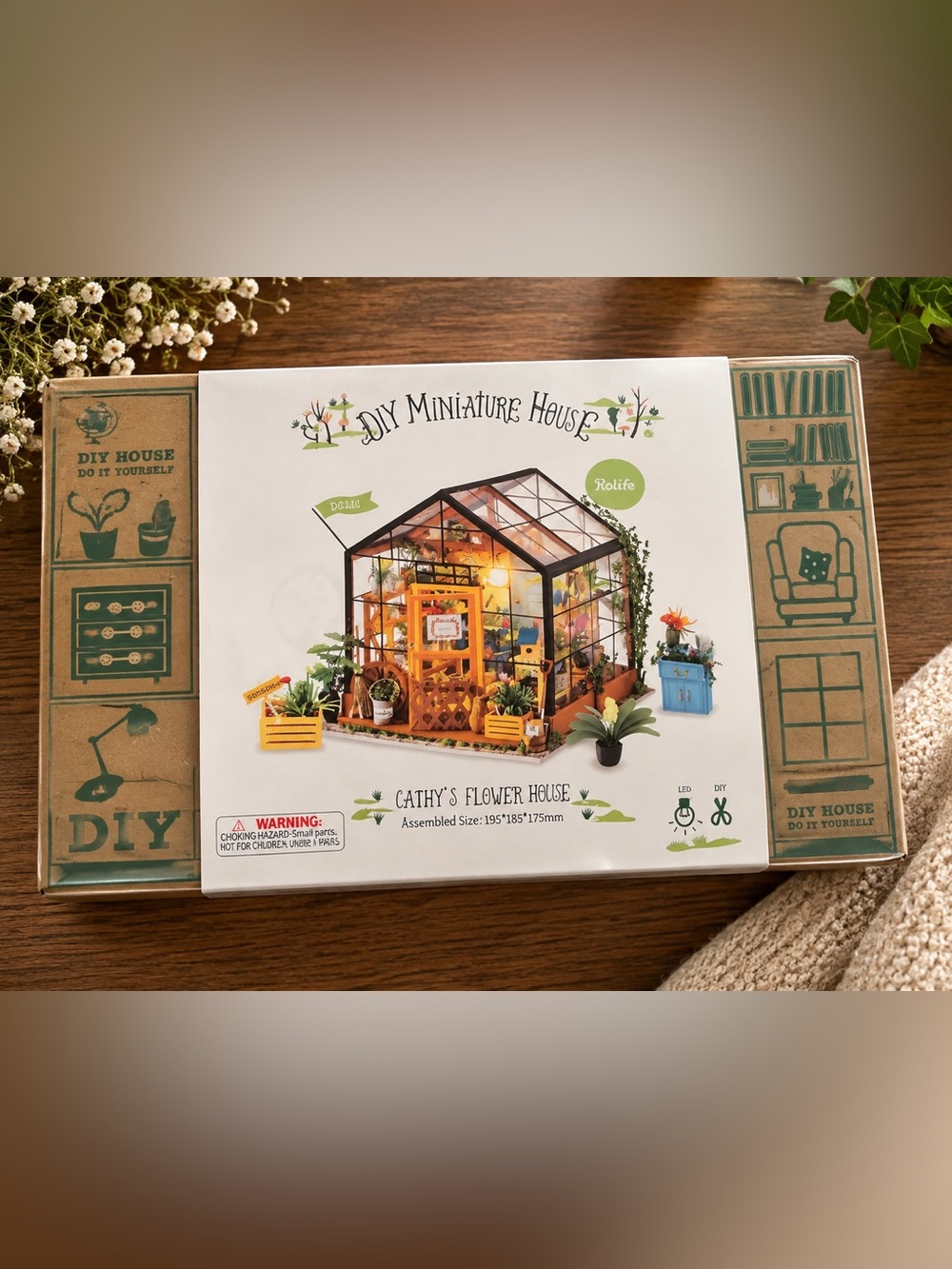 Cathy’s Flower House DIY Miniature - Yellow & Black